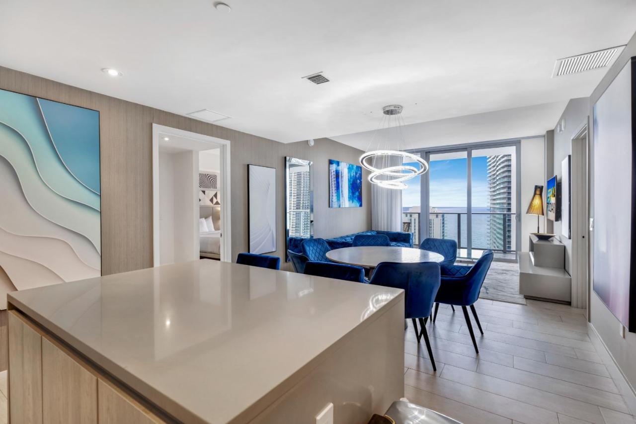 Hyde House - Luxury Waterfront 2Br 2Ba Apartment Suite With Direct Ocean View, Roof Top Pool, Resort Amenities Hollywood Kültér fotó