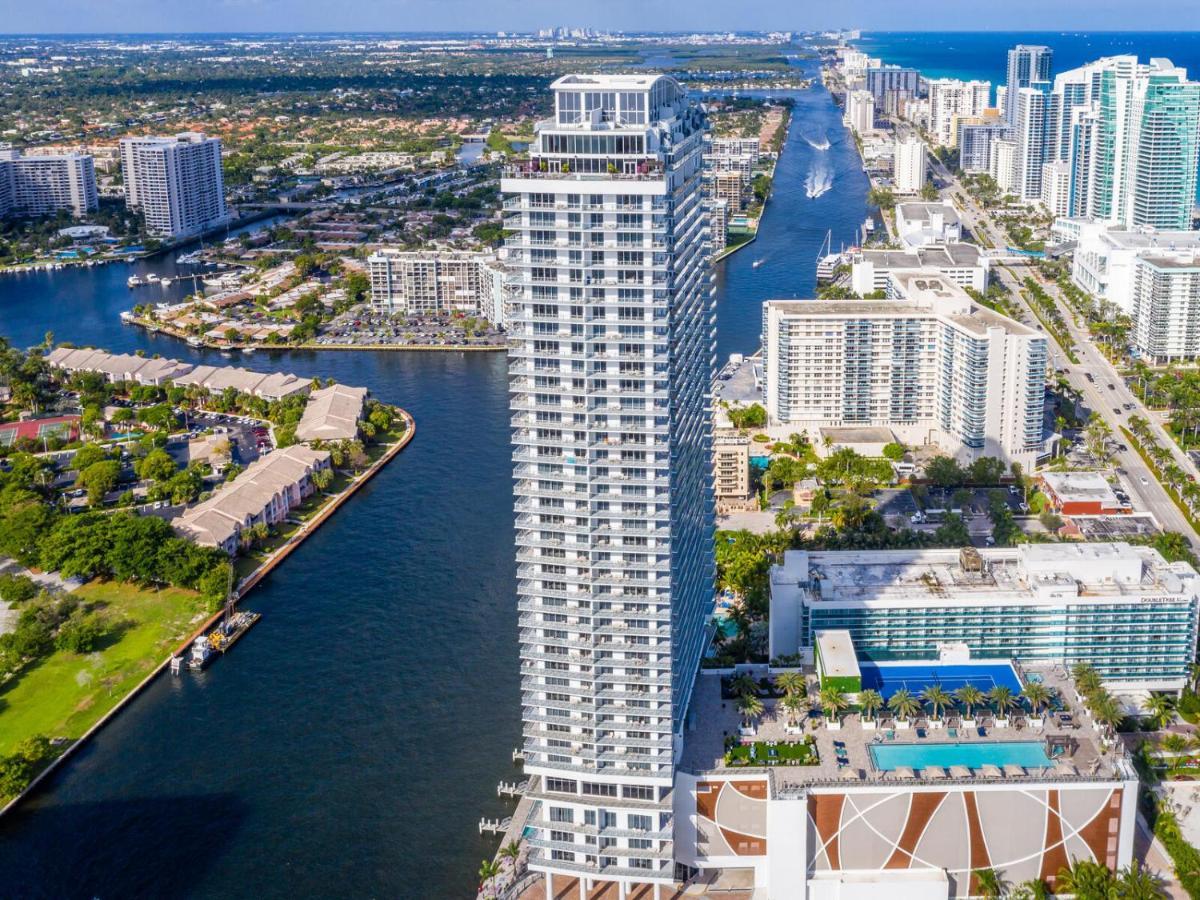 Hyde House - Luxury Waterfront 2Br 2Ba Apartment Suite With Direct Ocean View, Roof Top Pool, Resort Amenities Hollywood Kültér fotó