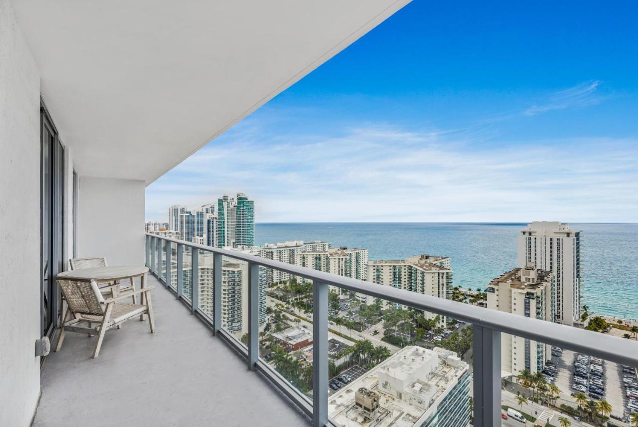 Hyde House - Luxury Waterfront 2Br 2Ba Apartment Suite With Direct Ocean View, Roof Top Pool, Resort Amenities Hollywood Kültér fotó