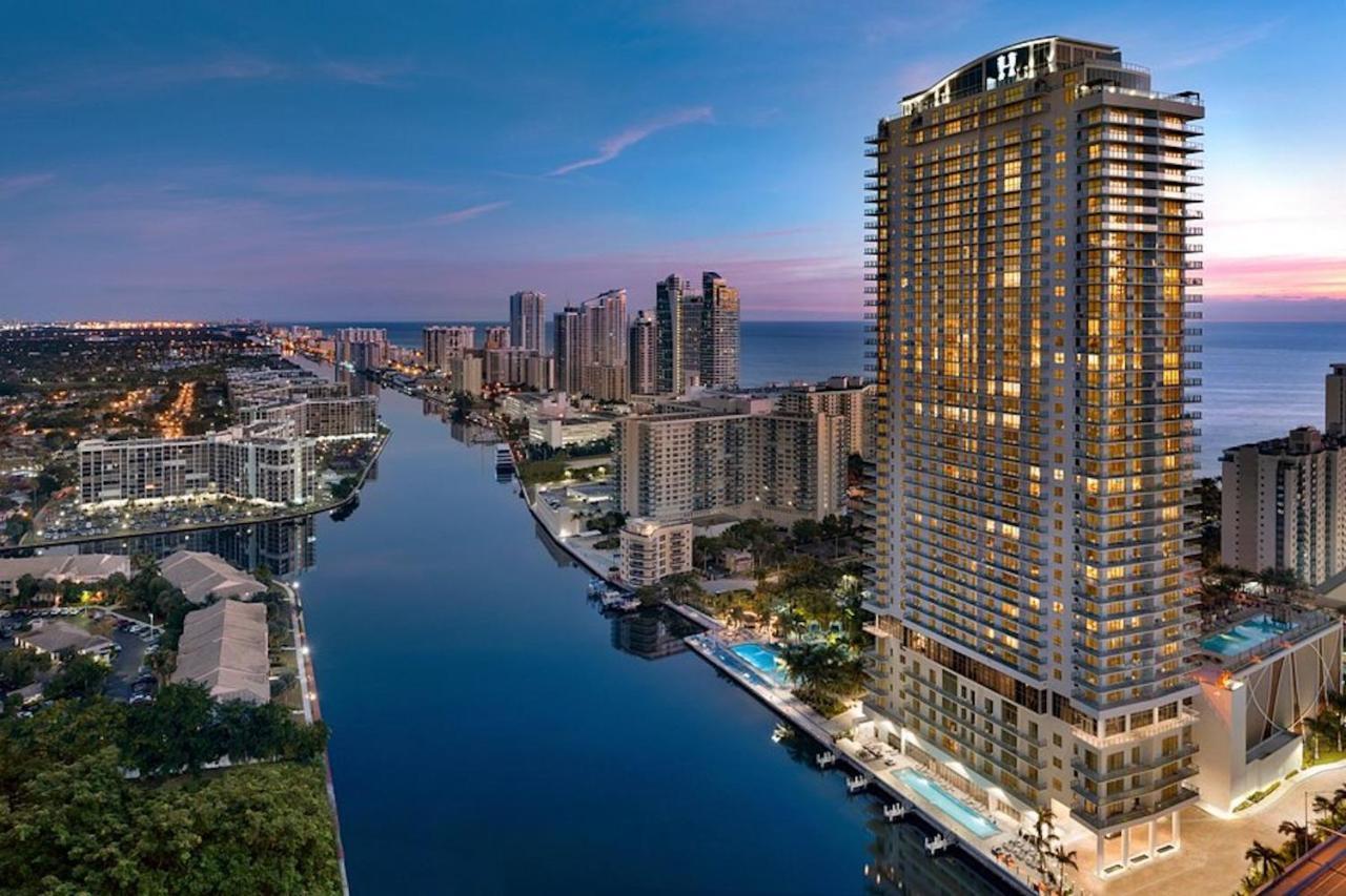 Hyde House - Luxury Waterfront 2Br 2Ba Apartment Suite With Direct Ocean View, Roof Top Pool, Resort Amenities Hollywood Kültér fotó
