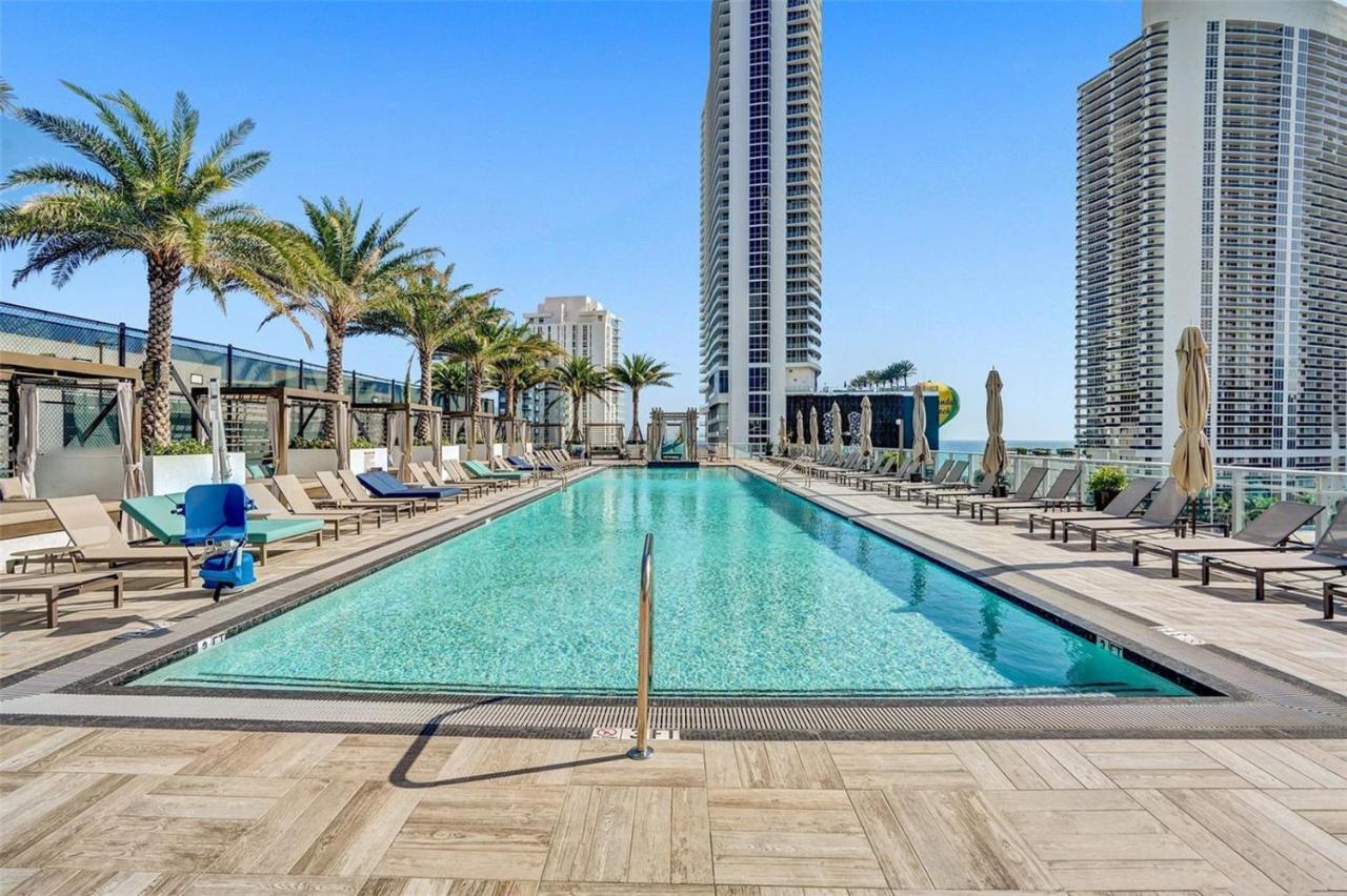 Hyde House - Luxury Waterfront 2Br 2Ba Apartment Suite With Direct Ocean View, Roof Top Pool, Resort Amenities Hollywood Kültér fotó
