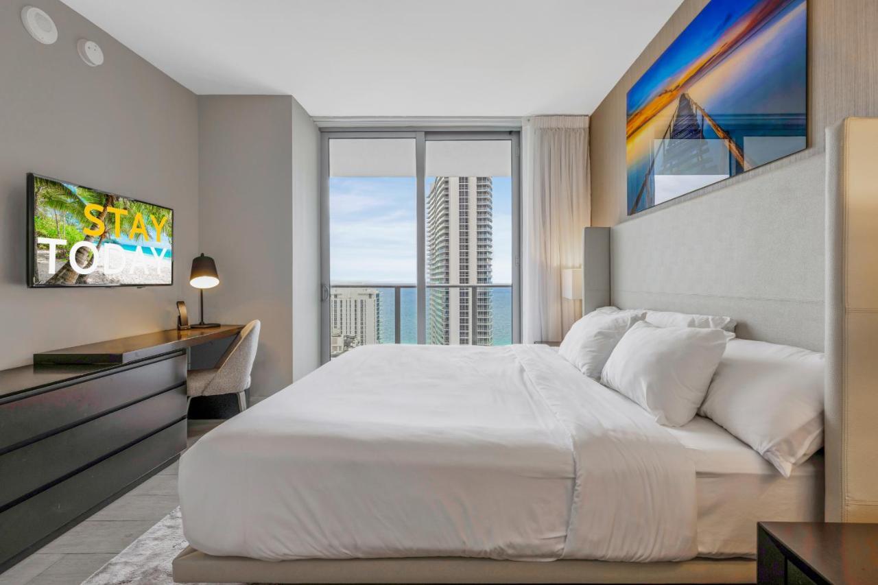 Hyde House - Luxury Waterfront 2Br 2Ba Apartment Suite With Direct Ocean View, Roof Top Pool, Resort Amenities Hollywood Kültér fotó
