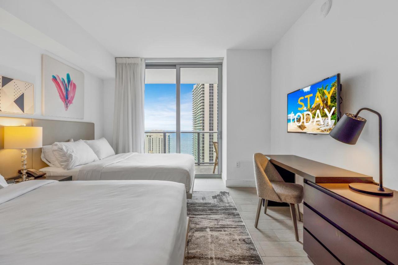 Hyde House - Luxury Waterfront 2Br 2Ba Apartment Suite With Direct Ocean View, Roof Top Pool, Resort Amenities Hollywood Kültér fotó